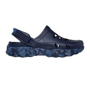 Skechers Mens Creston Foam Plateau Heel Casual Clogs / Navy
